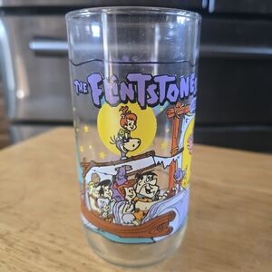 30th Anniversary Flinstones Glass Collectors Cup